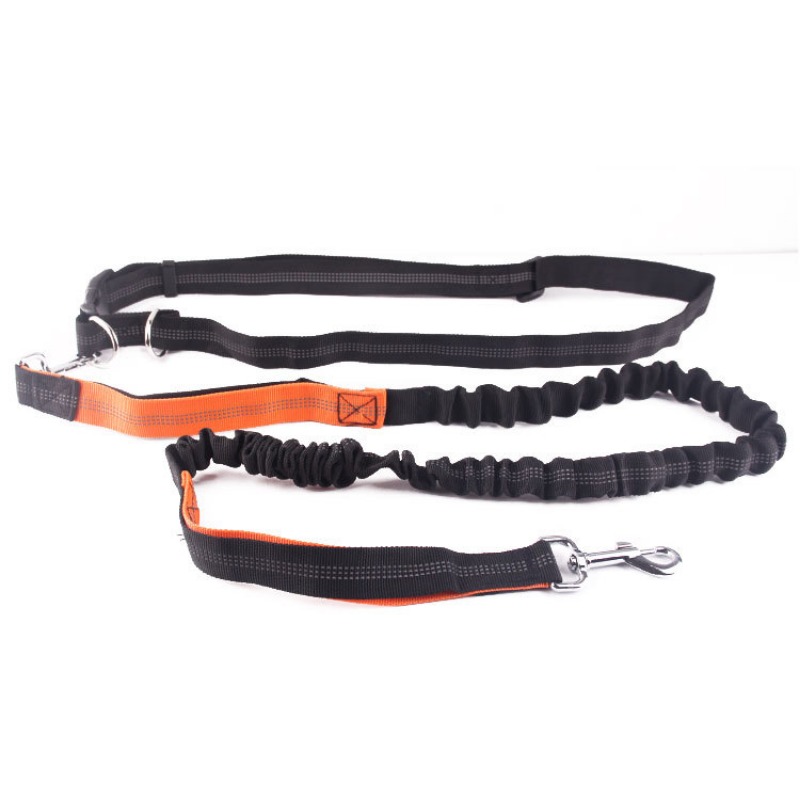 حزام مشي للكلاب بدون استخدام ا - مراجعة Hands Free Dog Running Leash Waist Belt وسعره